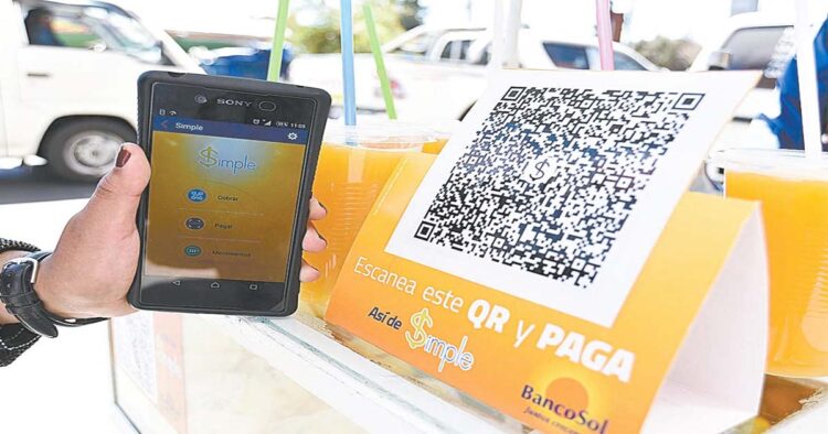 ELECTRÓNICO. Los pagos con QR han crecido exponencialmente.