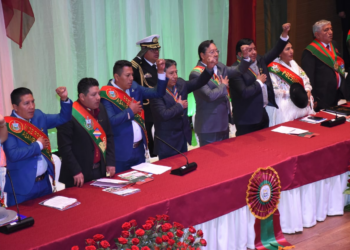 Arce, Quispe y Arias se juntan en homenaje a La Paz en la Casa Grande del Pueblo