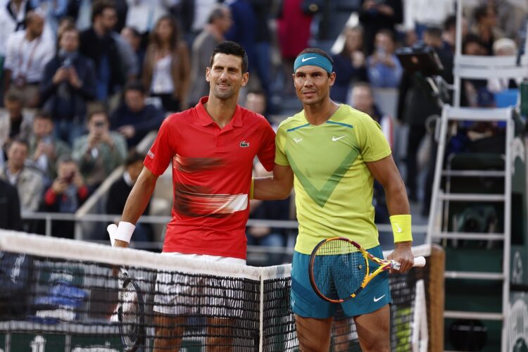 Novak Djokovic y Rafael Nadal