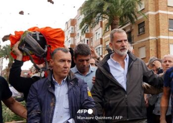 Los reyes no fueron bien recibidos en su primera visita a Valencia
