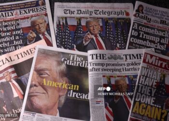Trump no confía en los medios de comunicación