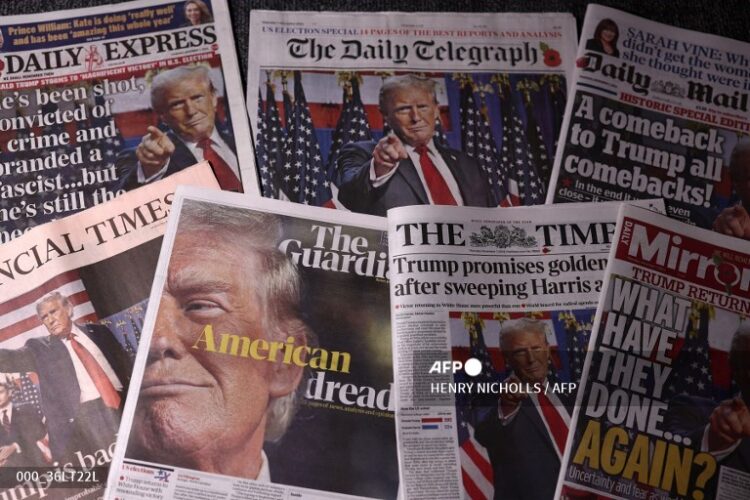 Trump no confía en los medios de comunicación