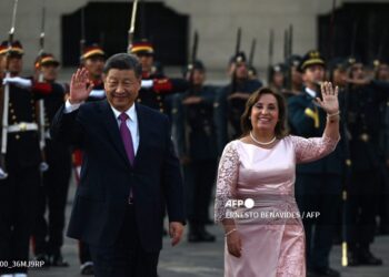 El presidente de China llegó ayer a Lima