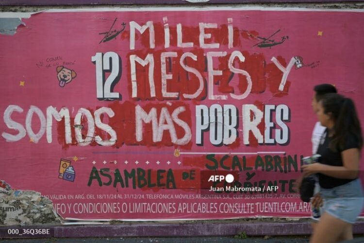 No todos creen en las promesas de Javier Milei