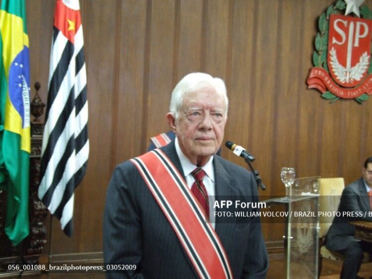 El expresidente estadounidense Jimmy Carter