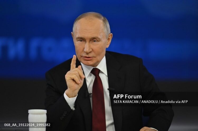 Vladimir Putin dio una conferencia de prensa