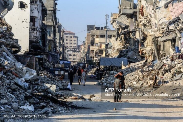 La destrucción en Gaza