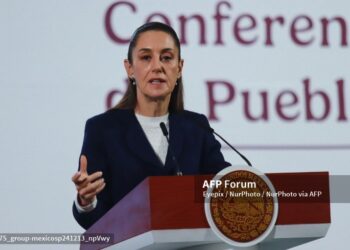 La presidenta de México habló de la entrega de armas
