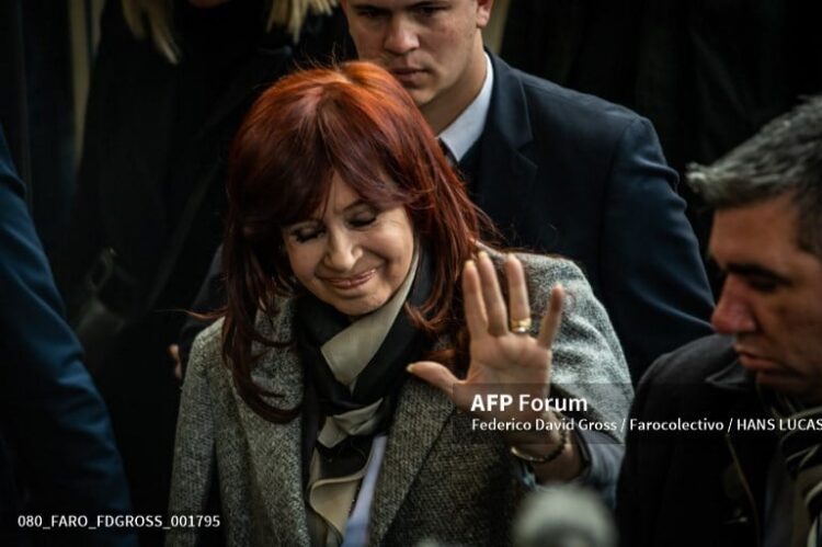 La expresidenta de Argentina, Cristina Fernández de Kirchner