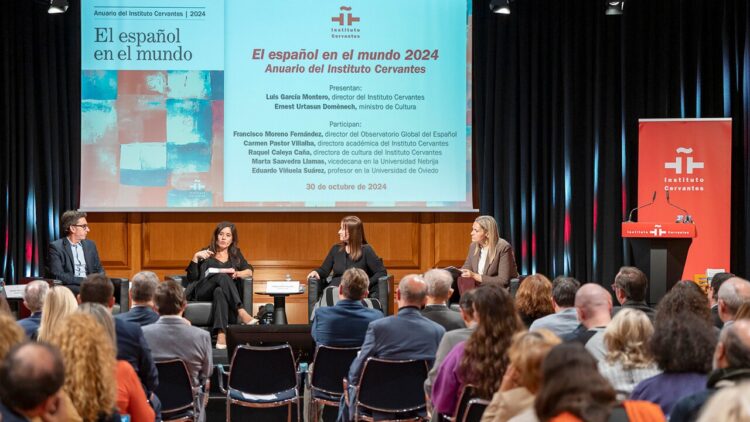 El Instituto Cervantes presentó un informe sobre el idioma español en el mundo.