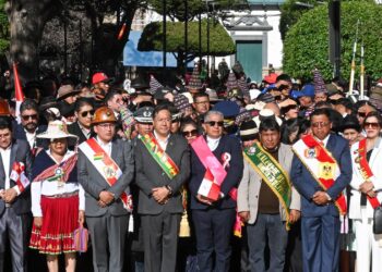 El Presidente participa en el 214 aniversario de la gesta libertaria de Potosí