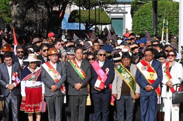El Presidente participa en el 214 aniversario de la gesta libertaria de Potosí