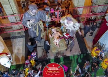 El pesebre más grande de Bolivia está en Cochabamba.
