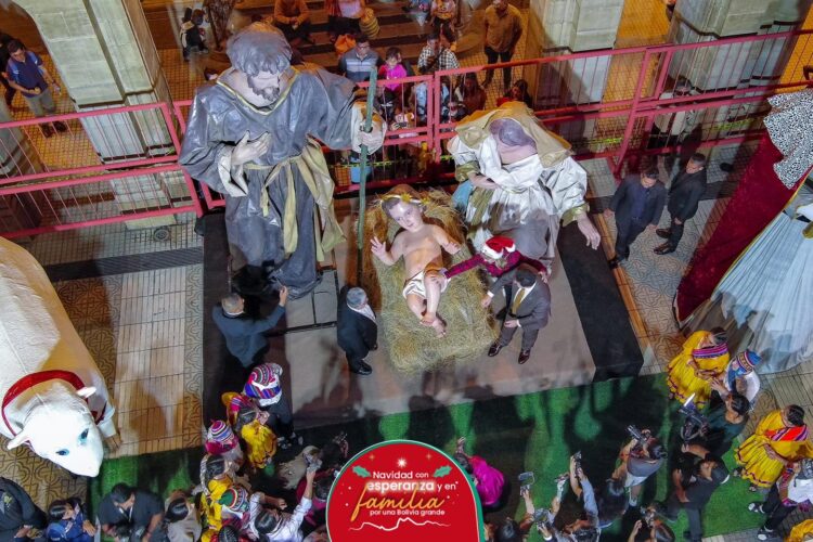 El pesebre más grande de Bolivia está en Cochabamba.