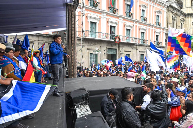 Presidente del MAS dice que hoy ‘tiene que morir la dictadura sindical’ en el instrumento político