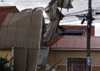 Vientos fuertes causaron estragos en diferentes regiones de Santa Cruz.