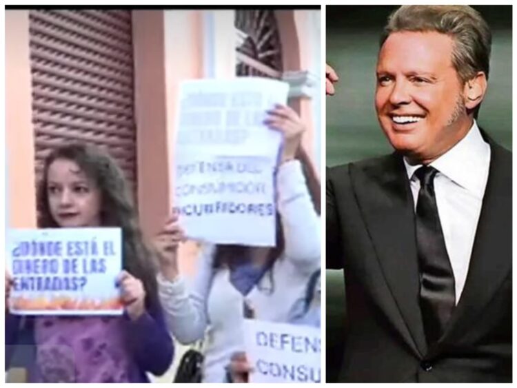 Fanáticos del cantante Luis Miguel piden la devolución de su dinero tras suspensión del concierto.
