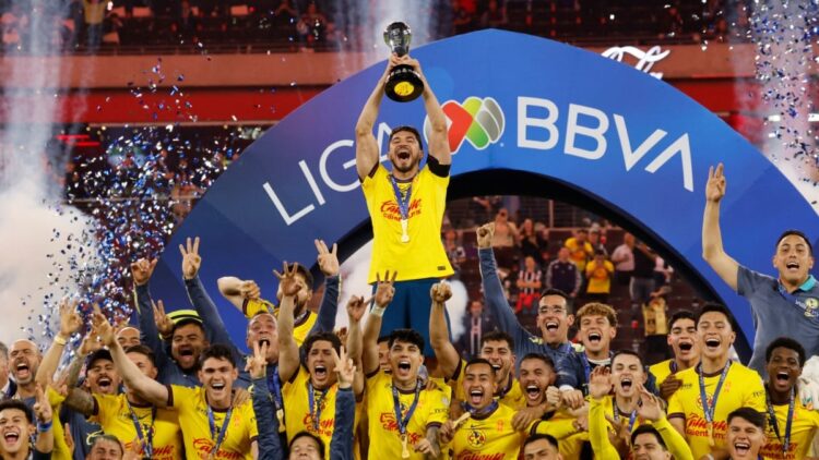 América empata 1-1 con Monterrey y se consagra campeón del torneo Apertura-2024 mexicano
