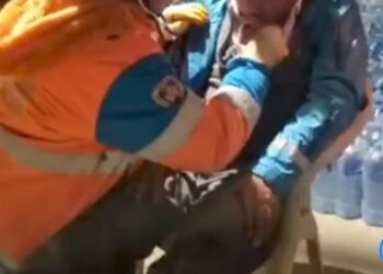 El alcalde de La Paz sufrió una descompensación cuando daba una conferencia de prensa.