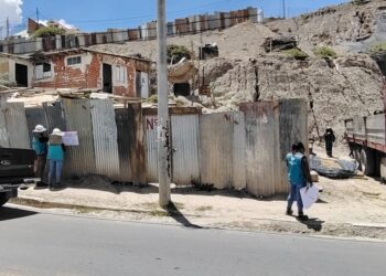 La Alcaldía de La Paz volvió a paralizar los trabajos en terreno.