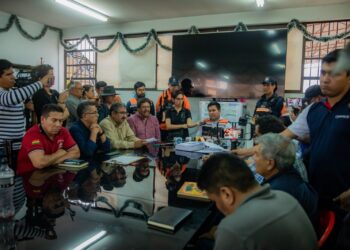 Reunión del Comité de Transporte de Cochabamba.