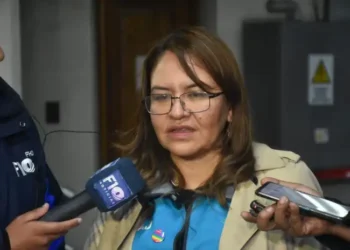 La directora Jurídica de la Alcaldía de La Paz, Amparo Morales.