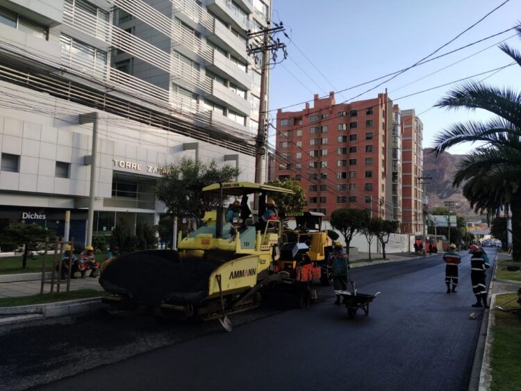 La Alcaldía de La Paz invirtió Bs 277 millones en 2024 para mejorar infraestructura vial