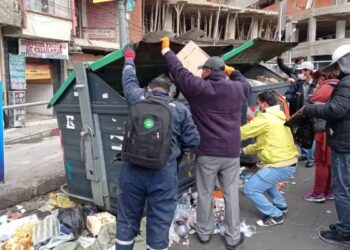 La Paz activa plan de contingencia para la recolección de basura
