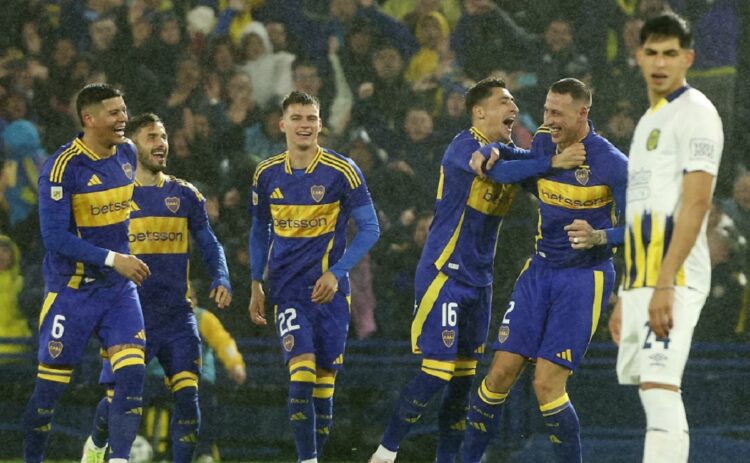 Boca derrota a Rosario Central y Vélez es único líder del torneo argentino