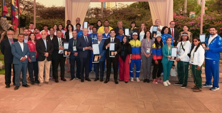La Comunidad Andina distingue a delegaciones de los Bolivarianos