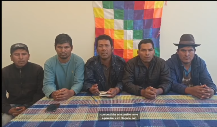 El Pacto de Unidad evista determina continuar con el bloqueo de caminos