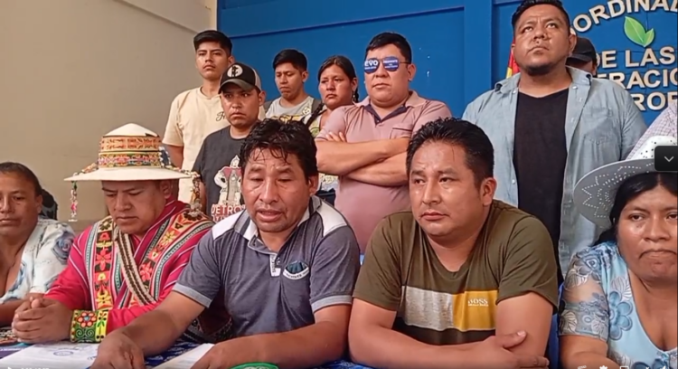 Pacto de Unidad evista determina marchar en Sucre en contra de los ‘autoprorrogados’