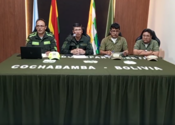 Policía Boliviana analiza el retorno de los efectivos al Trópico de Cochabamba