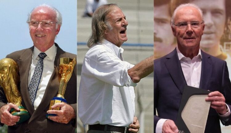 Zagallo, Menotti, Beckenbauer, Riva y Neeskens dejaron huérfano al fútbol