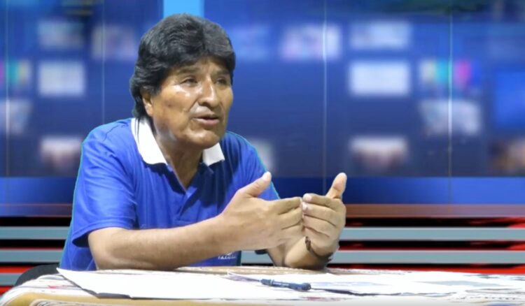 Morales dice que el de Arce pasará la historia como el peor de los gobiernos