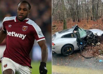 Michail Antonio, del West Ham, sufre un accidente de coche