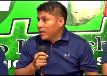 Loza dice que, por ahora, la sigla no está en sus manos, con o sin ella Evo es el candidato