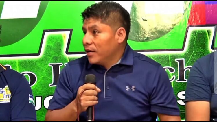 Loza dice que, por ahora, la sigla no está en sus manos, con o sin ella Evo es el candidato