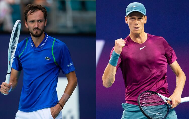 Sinner y Medvedev a un paso de colisionar en el Us Open