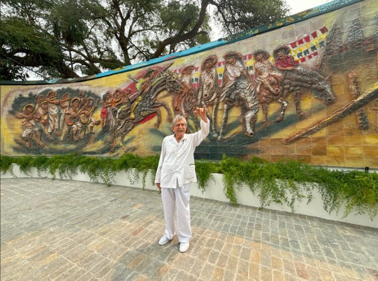 Tradiciones Cruceñas, el mural que renace en Los Tajibos
