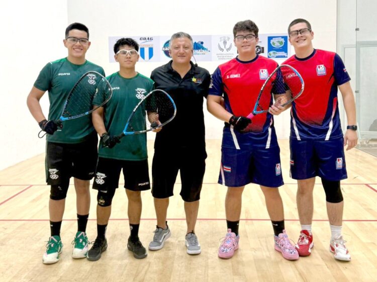 Bolivia brilla en el Mundial de Ráquetbol Junior en Guatemala