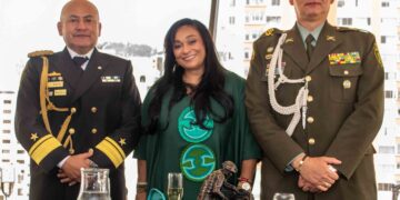 Recepción por el aniversario de la policía colombiana