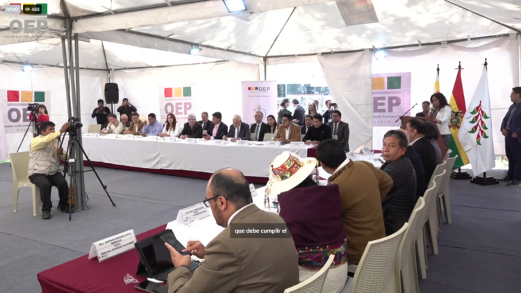 Con García en vez de Morales, comienza el encuentro del TSE sobre las judiciales
