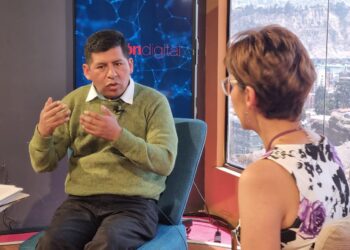 El vocal Tahuichi Tahuichi en entrevista con La Razón.