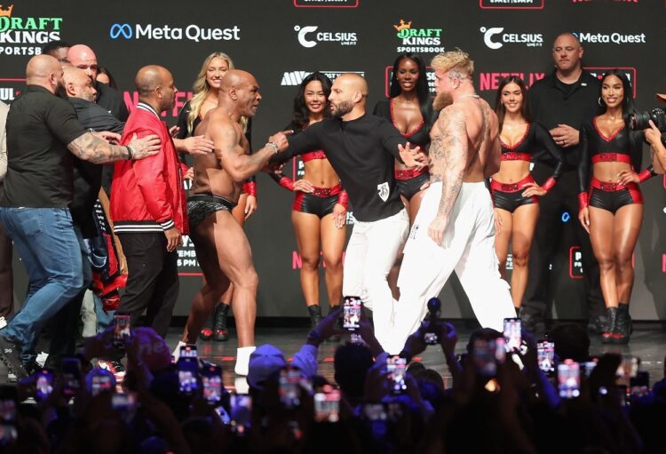 Cachetada de Tyson a Paul enciende la mediática pelea entre la leyenda y el ‘YouTuber’