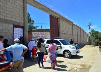 El recinto carcelario de Morros Blancos, en Tarija.