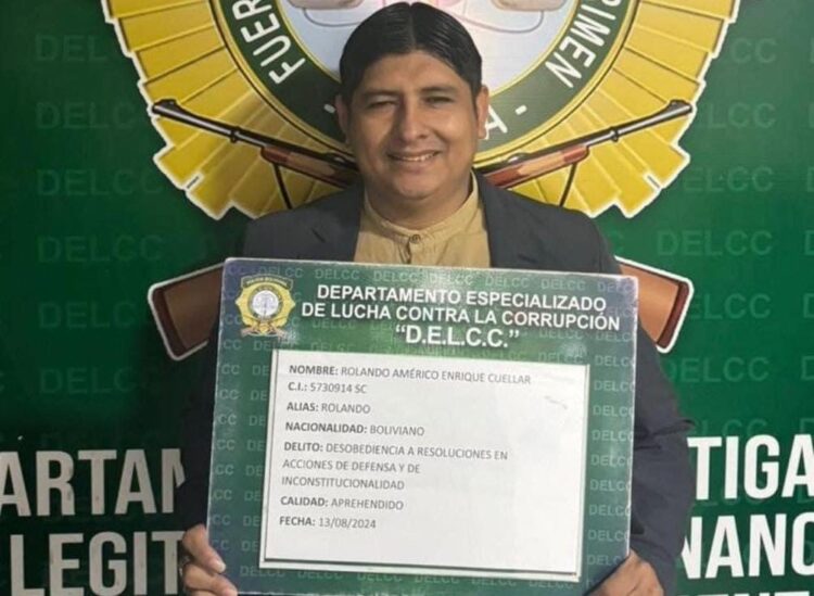 Diputado Cuellar irá nuevamente ante la Justicia por desacato y puede pasar Año Nuevo en Palmasola