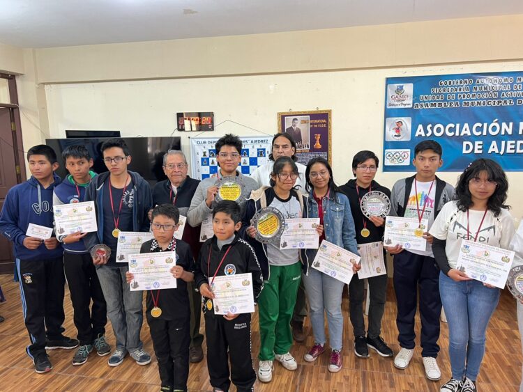 El octavo Grand Prix Nacional de ajedrez fue para Claure y Velarde