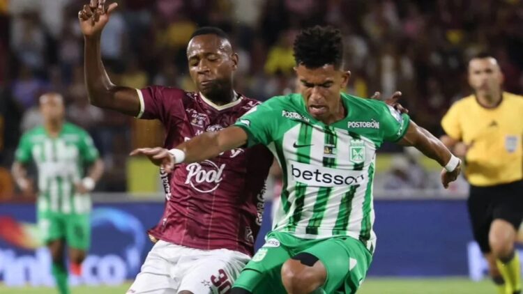 Atlético Nacional y Deportes Tolima empatan 1-1 en la ida de la final de la liga colombiana