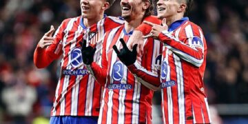 Julián Álvarez y Griezmann permiten al Atlético cumplir ante el Slovan